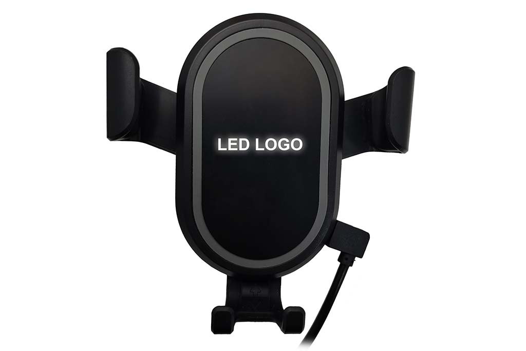 Car Phone Holder & 10W Wireless Charging - Image 1