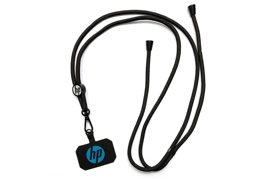 Adjustable Mobile Phone Lanyard with Patch