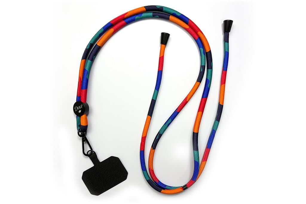 Adjustable Cell Phone Lanyard with Patch
