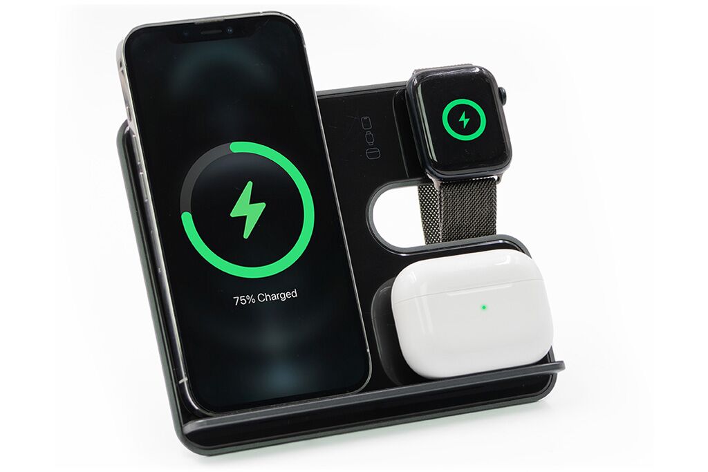 3-in-1 15W Wireless Charging Stand with MagSafe