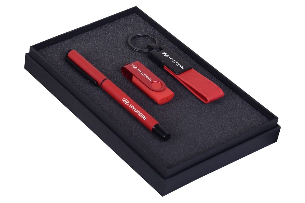 Usb Stick, Keychain & Pen Gift Set