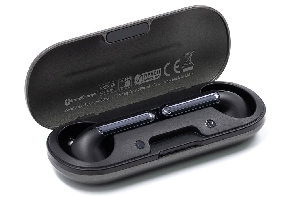 BrandCharger True Wireless Bluetooth Earbuds with Charging Case